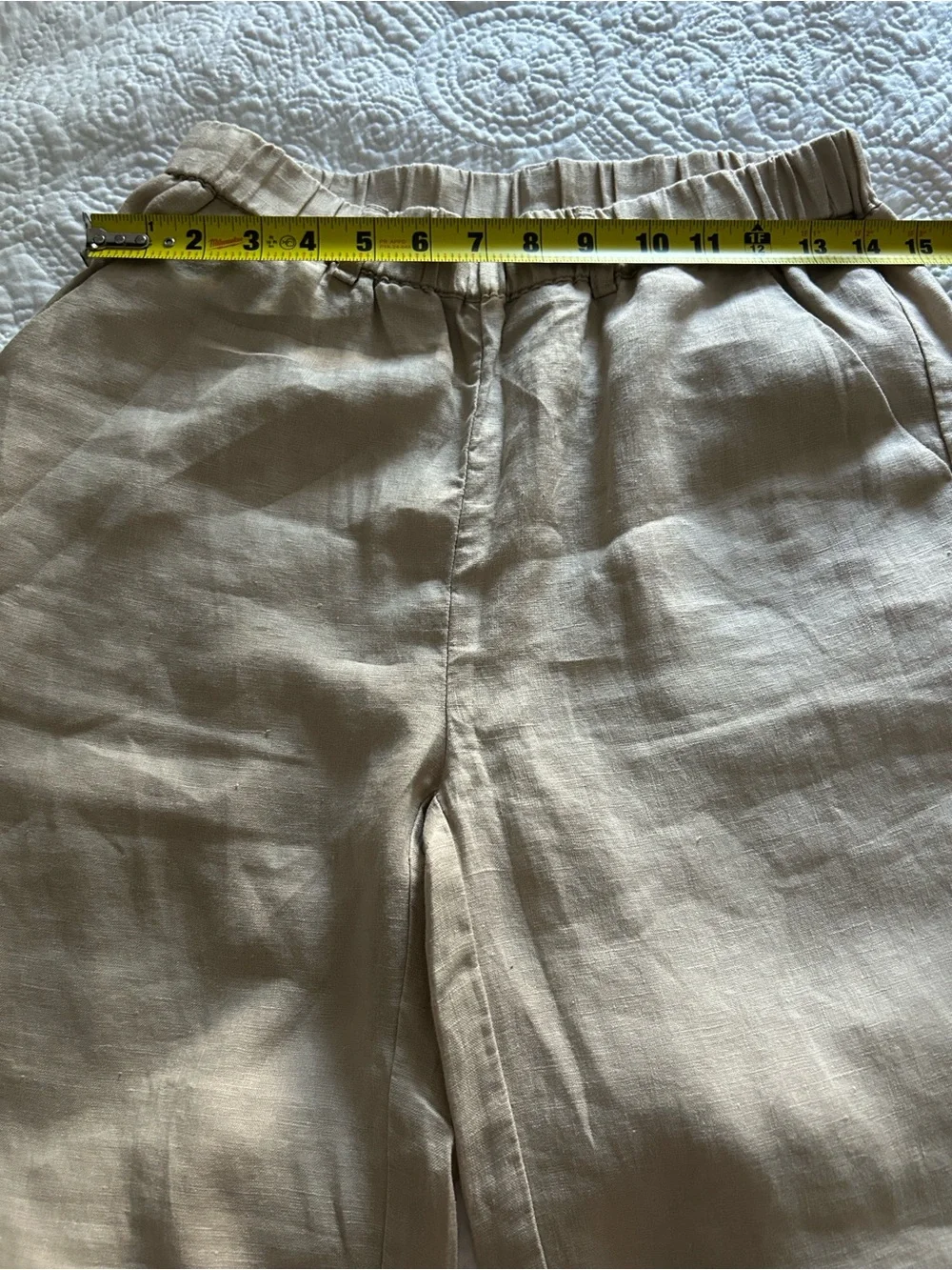 NWT Quince 100% European Linen Pants in Driftwood